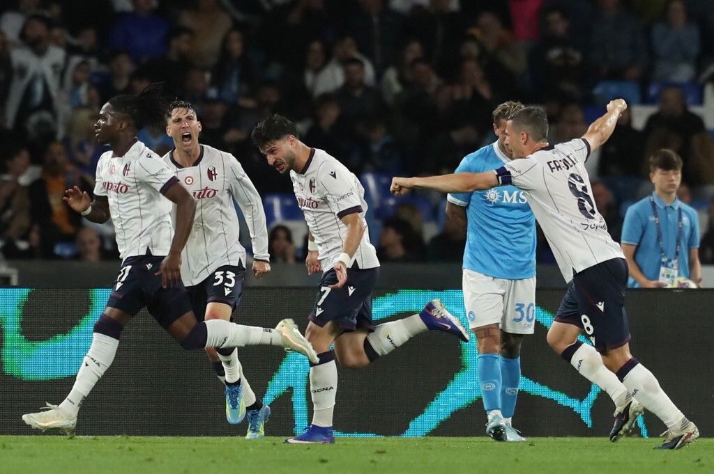 Bologna corsaro a Napoli, 3-2 al "Maradona"