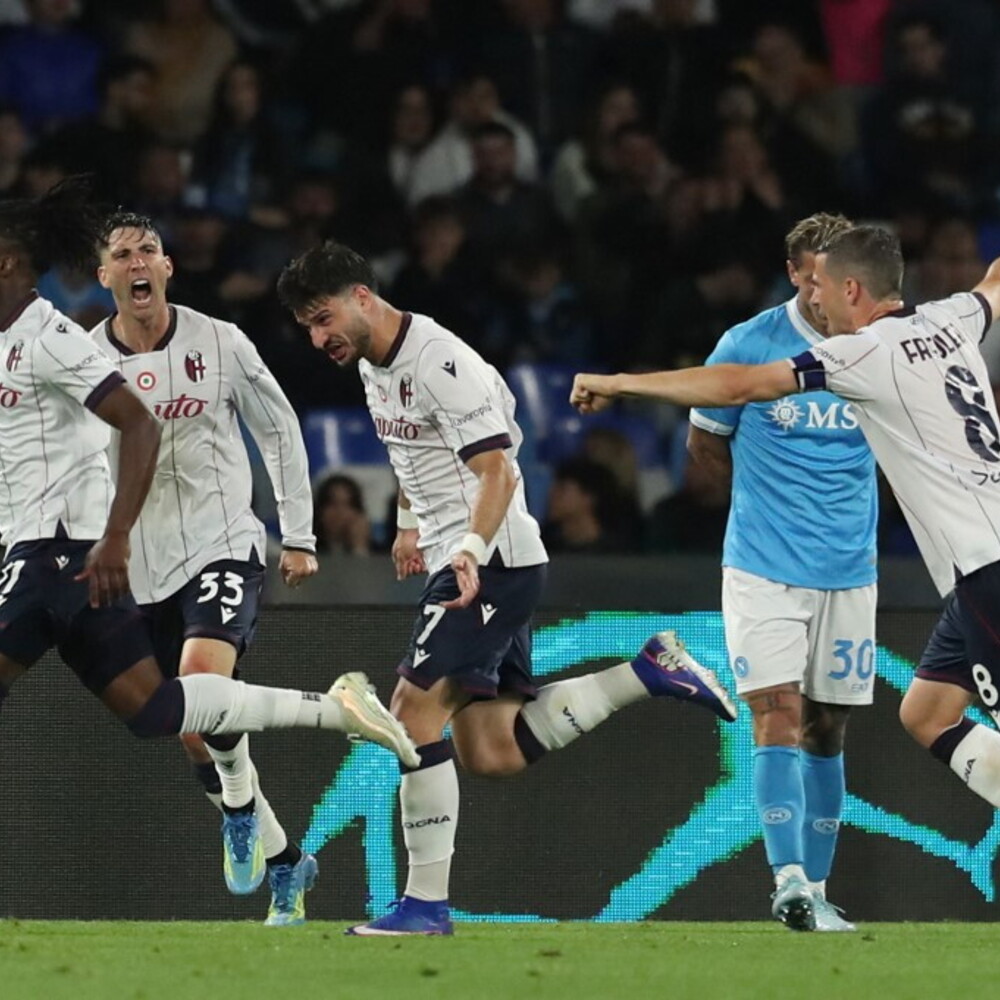 Bologna corsair in Naples, 3-2 al "Maradona"
