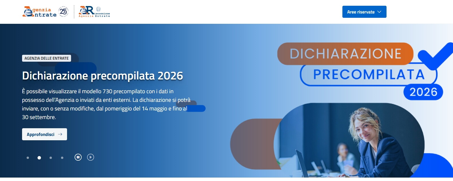 Fisco, da oggi l'invio del 730 precompilato