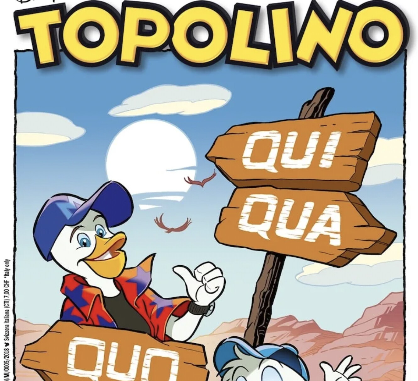 Max Pezzali diventa un papero. Topolino gli dedica un numero intero