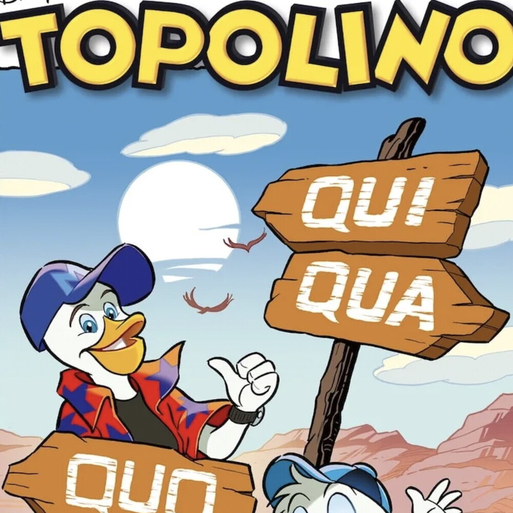 Max Pezzali becomes a duck. Mickey Mouse dedicates an entire issue to him