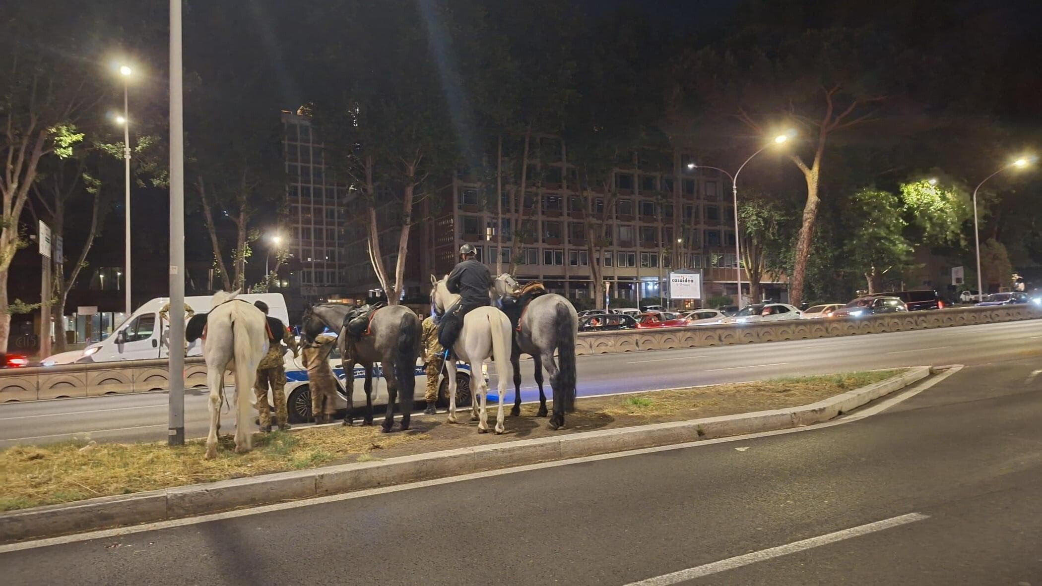 Scappano i cavalli della parata del 2 giugno (VIDEO)