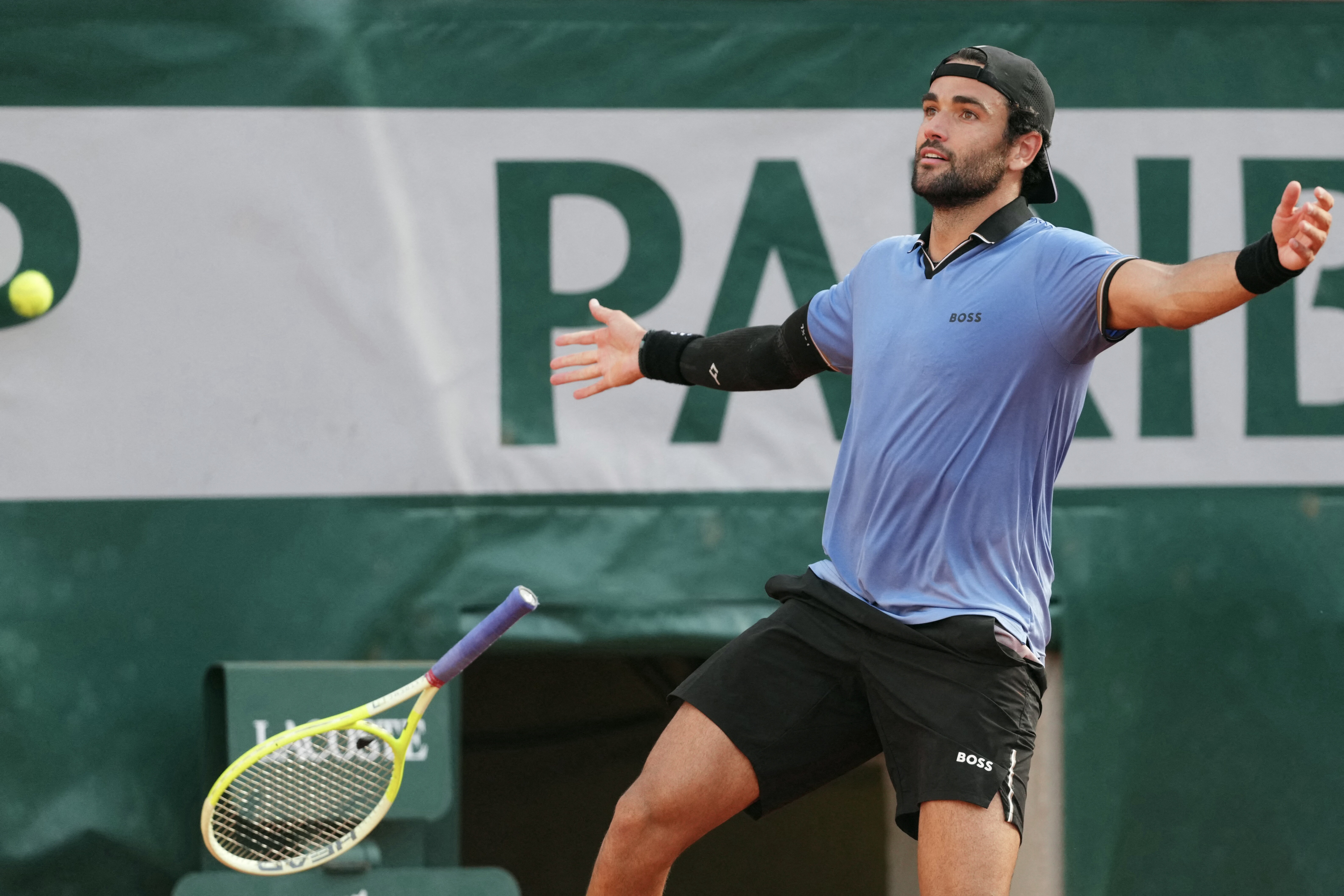 Berrettini agli ottavi a Roland Garros dopo una maratona di oltre 5 ore