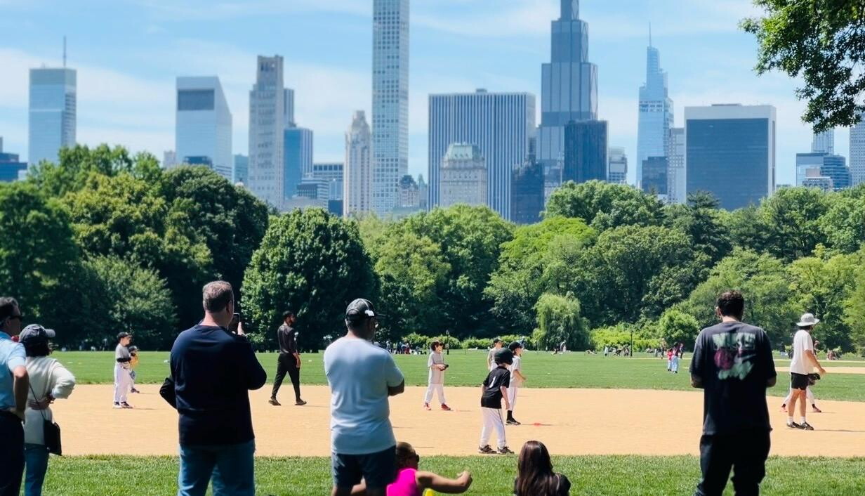 A Central Park è di scena il baseball giovanile