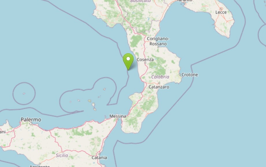 Terremoto di magnitudo 6.1 al largo della Calabria. La scossa avvertita fino a Palermo