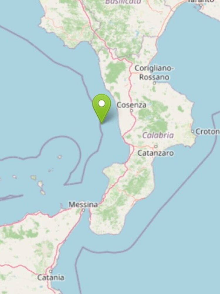 Terremoto di magnitudo 6.1 al largo della Calabria. La scossa avvertita fino a Palermo