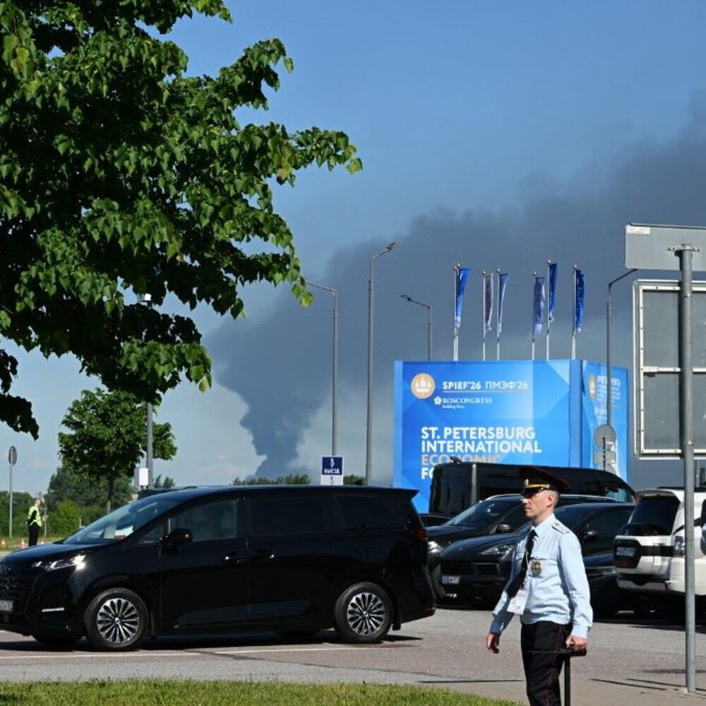 Kiev raid on St. Petersburg on the first day of Russian Davos