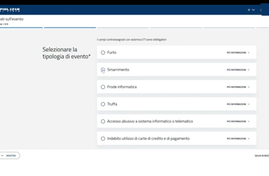 Furti, truffe e reati informatici: ora si può pre‑denunciare online