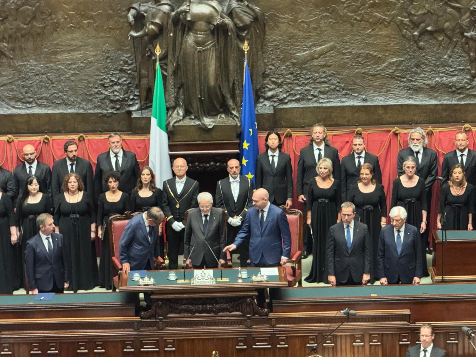Gli 80 anni della prima seduta della Costituente, Mattarella: "Il regime fascista aveva me...
