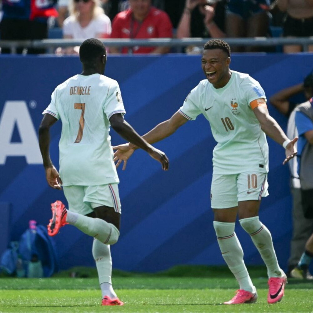 France beat a Norway without Haaland and many starters