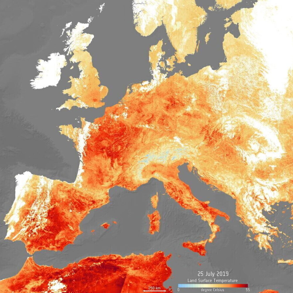 Hot June in Europe, thermometer above 35 degrees for 410 million people