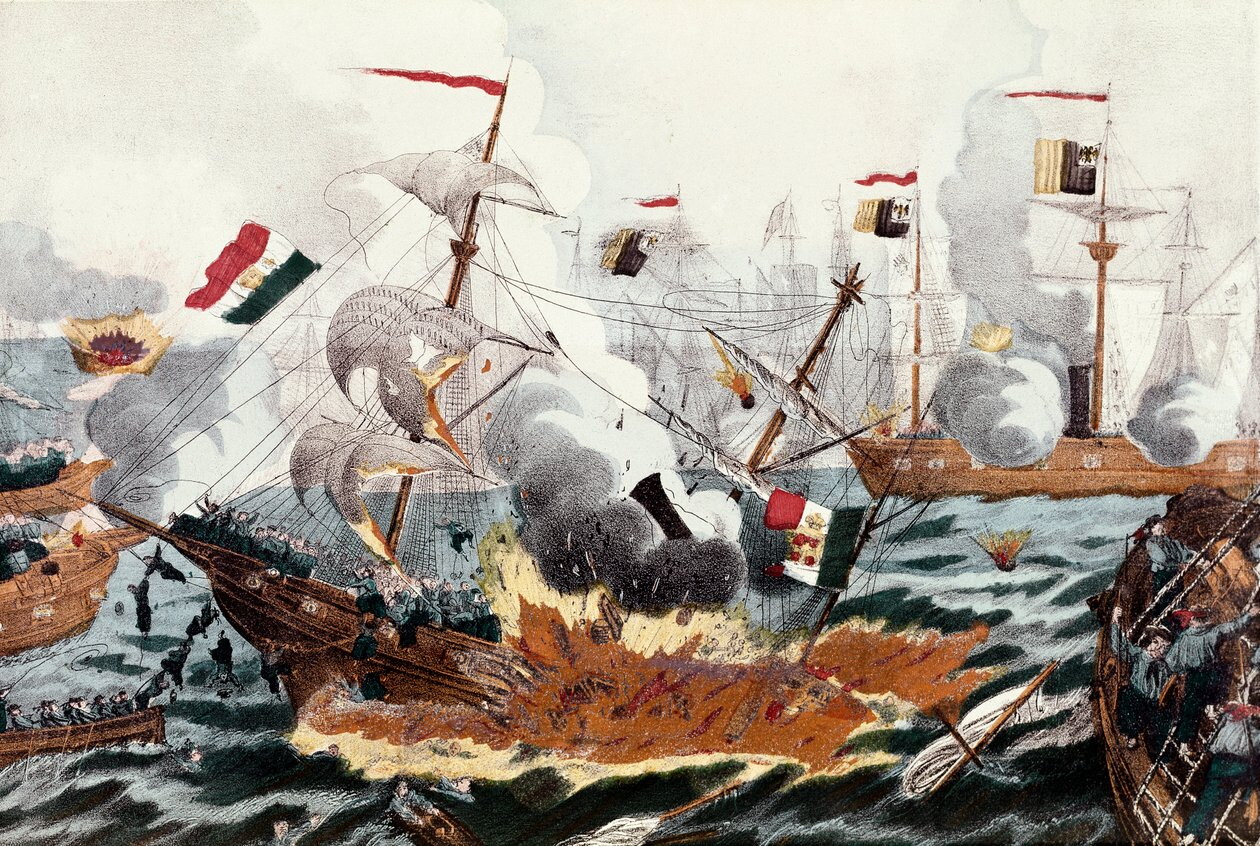 Il disastro nella battaglia di Lissa annunciato in Italia come una vittoria