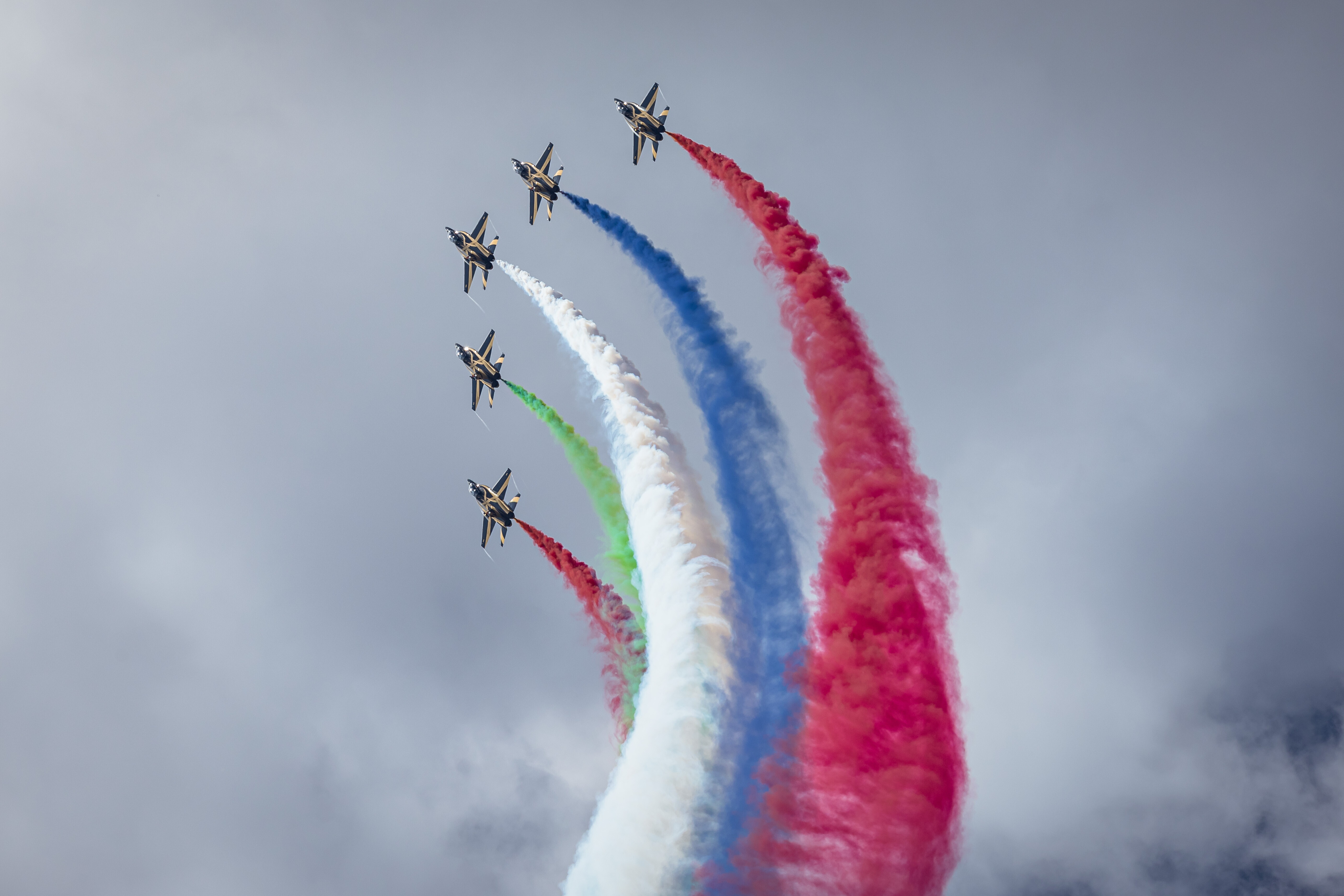 Le evoluzioni aeree al Farnborough Airshow in 10 foto
