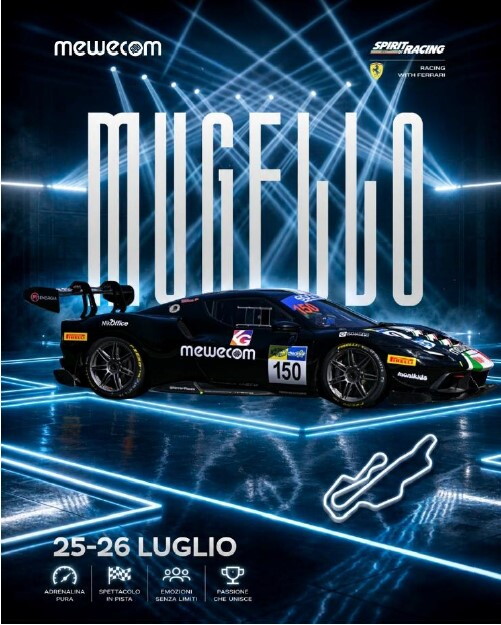 GT Sprint 2026, Mewecom e Borelli sono pronti per il Mugello