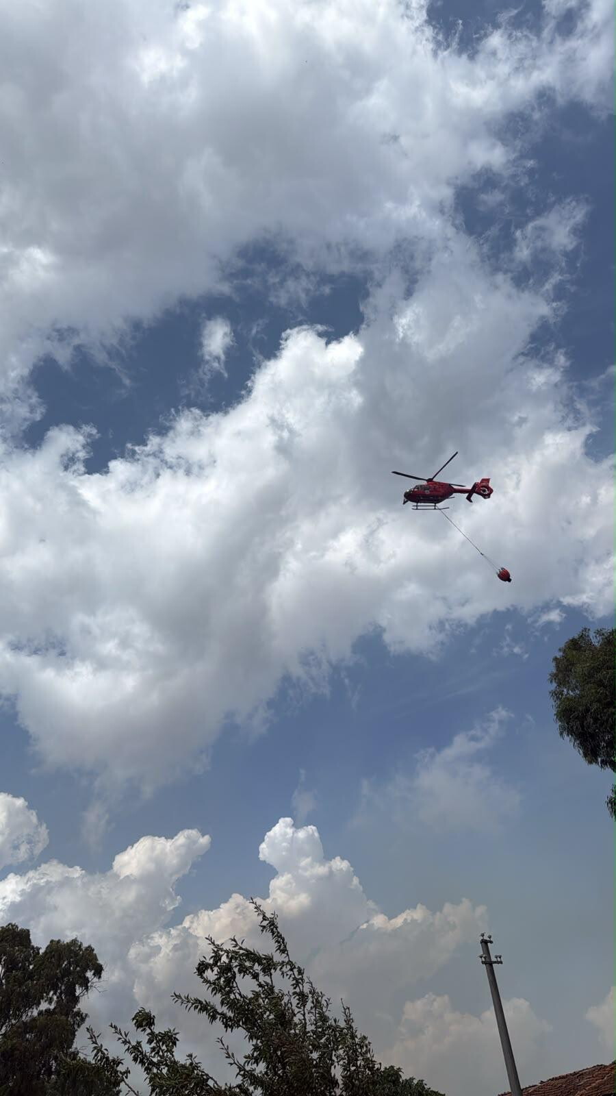 Fiamme nella macchia mediterranea con elicotteri in volo, turisti in spiaggia durante evacuazione, traffico bloccato su strada urbana