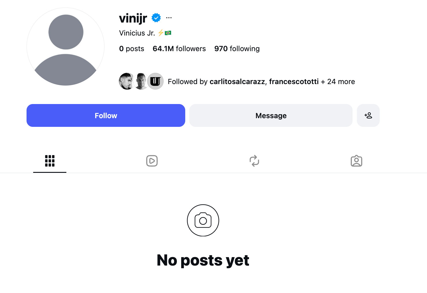 Vinicius cancella tutti i post su Instagram nel giorno di Diomandé