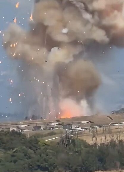 Maxi esplosione in una fabbrica di munizioni a Colleferro (VIDEO)