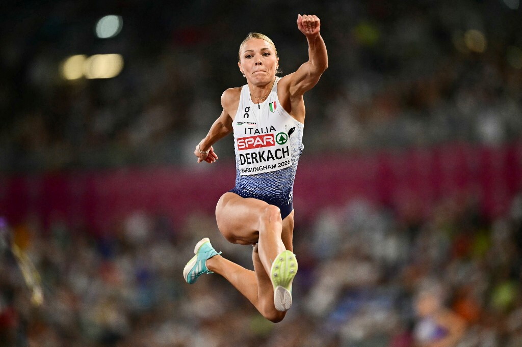Favolosa Dariya Derkach, oro europeo nel salto triplo