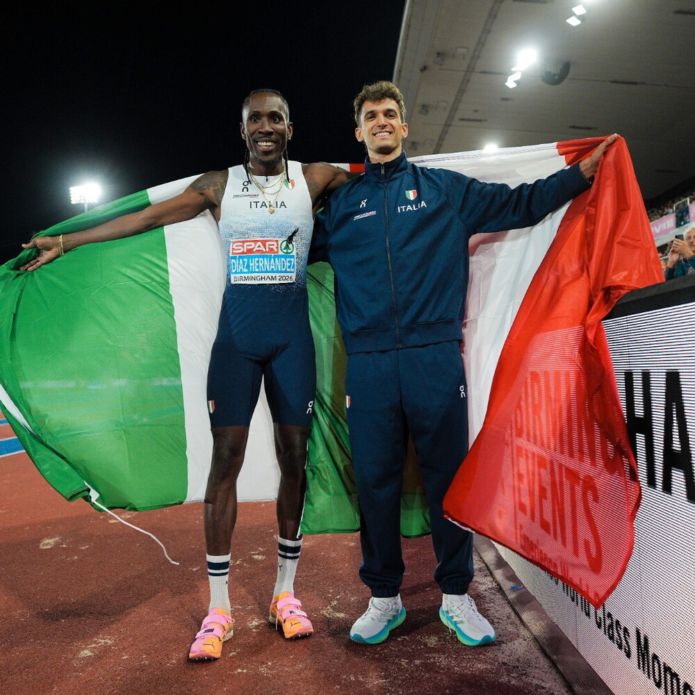 Diaz takes it all: gold and Italian record in the triple jump. Dallavalle won the bronze