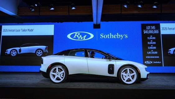 Asta record a Monterey: Ferrari Luce venduta a 40 milioni
