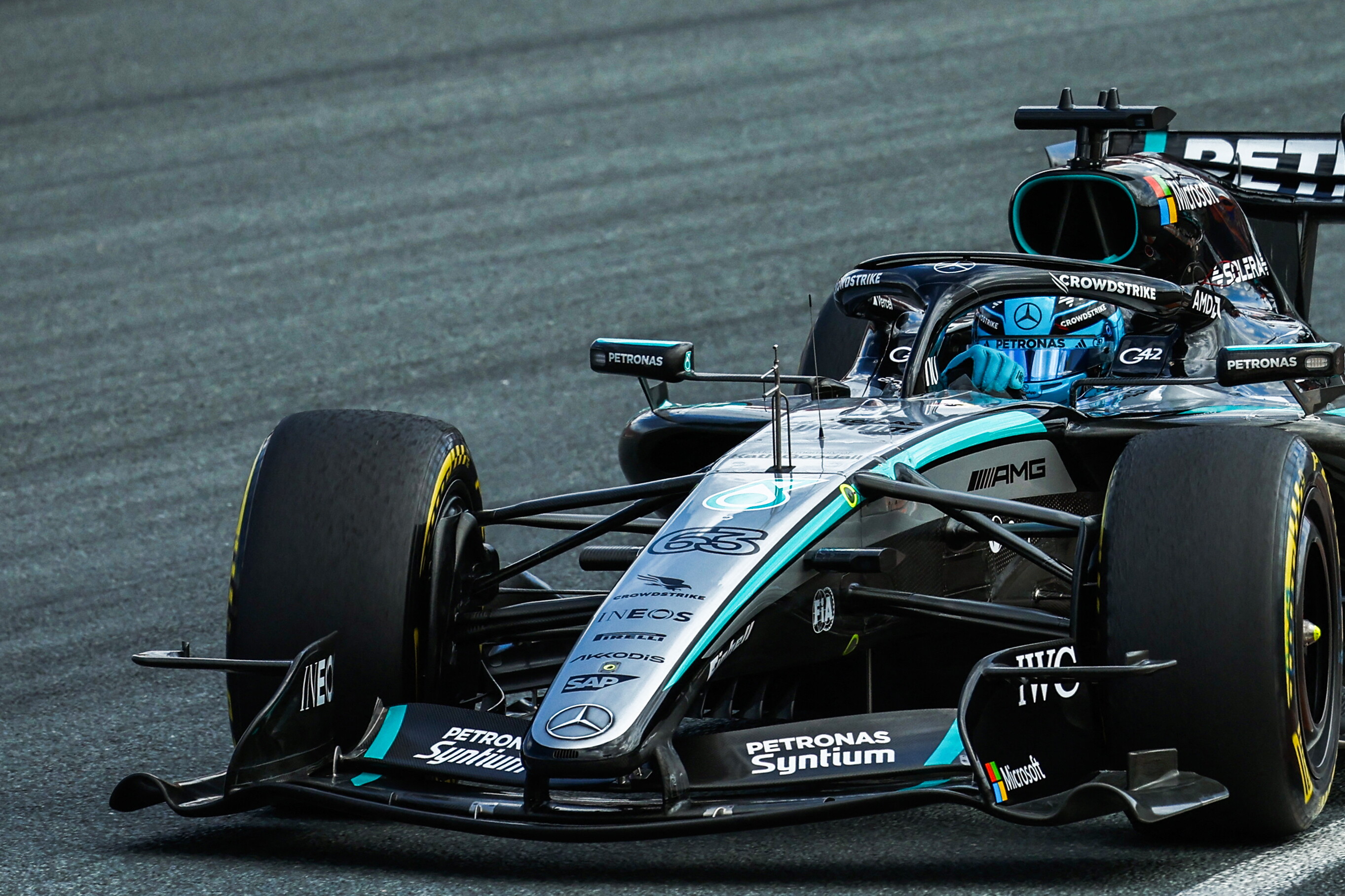 George Russell vince la gara Sprint del Gran premio d'Olanda