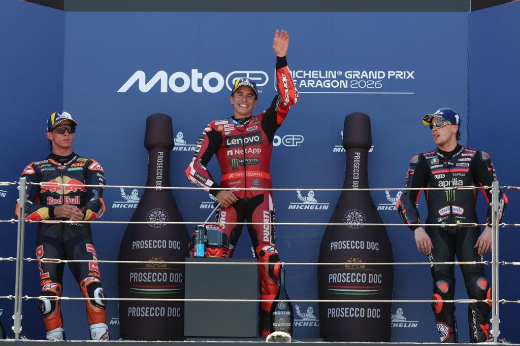 MotoGp, Marc Marquez vince il Gran Premio di Aragon. Terzo Bezzecchi