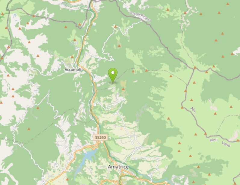 Terremoto nel reatino, scossa di magnitudo 2.9 a 3 km da Accumoli