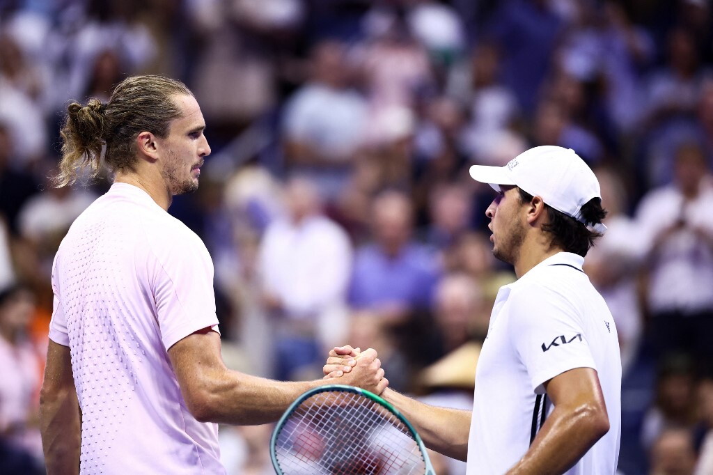 US Open: Darderi lotta ma si arrende a Zverev