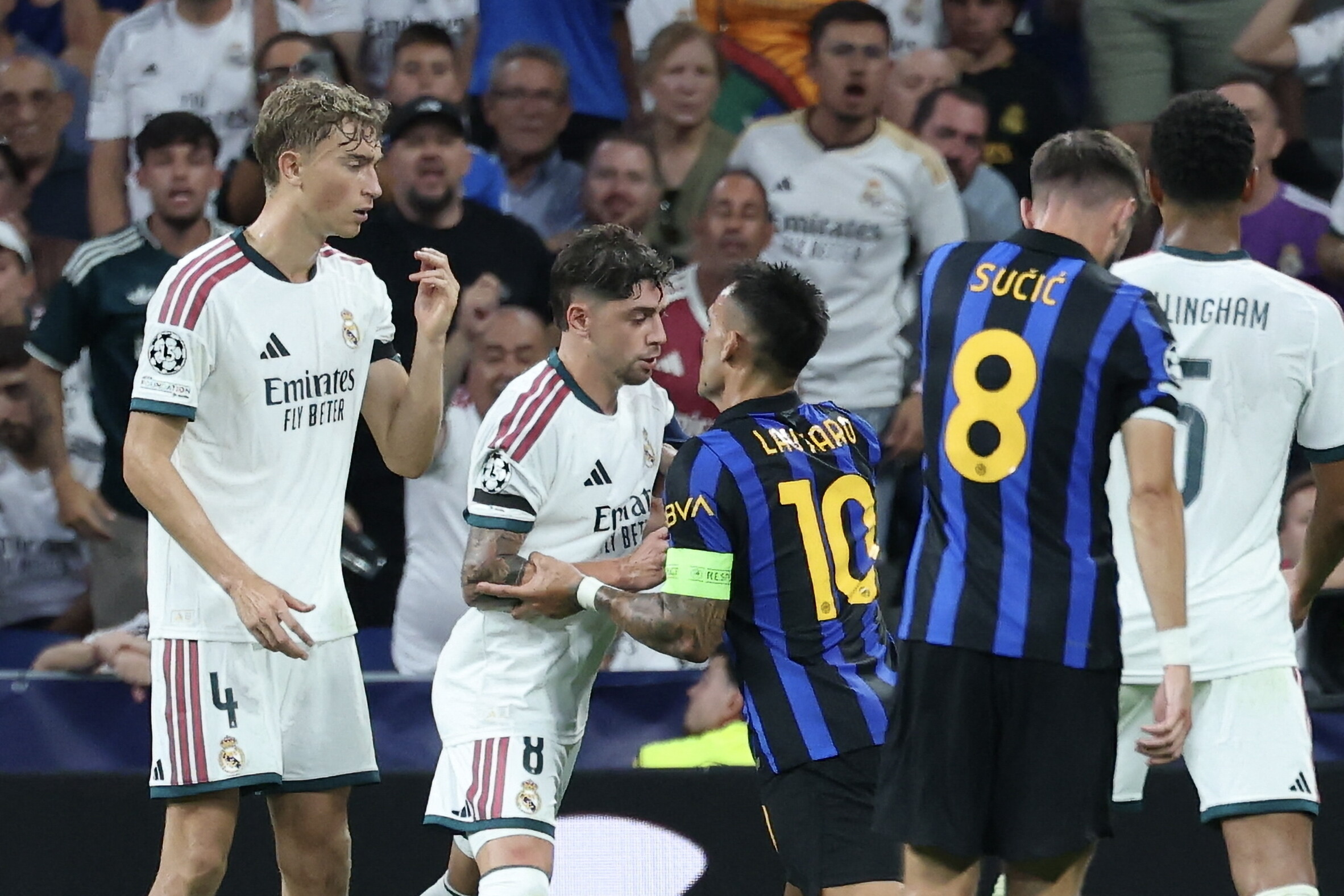 Champions League: debutto amaro per l'Inter, ko 2-1 a Madrid