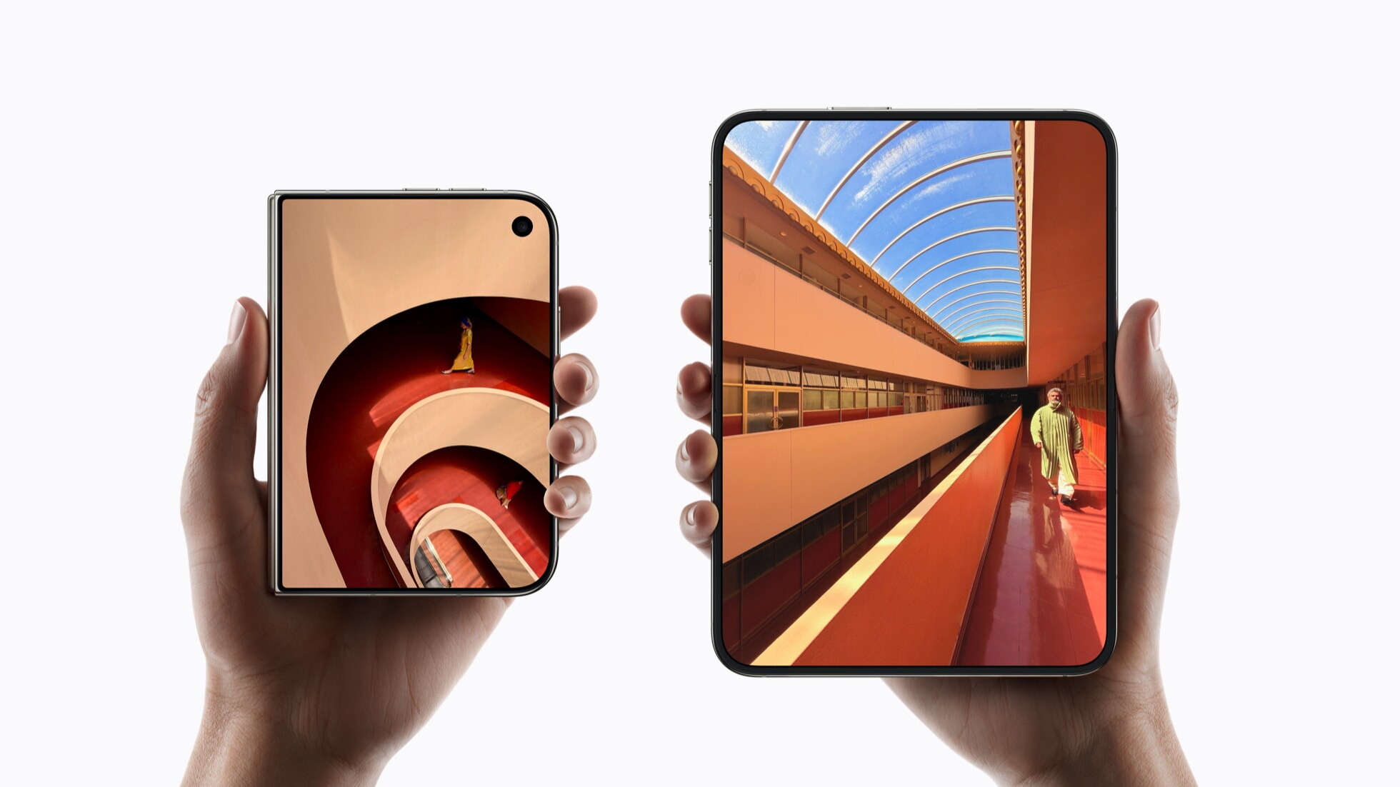 Apple mostra il suo primo smartphone pieghevole iPhone Duo, con schermo doppio e design innovativo, immagine di approfondimento