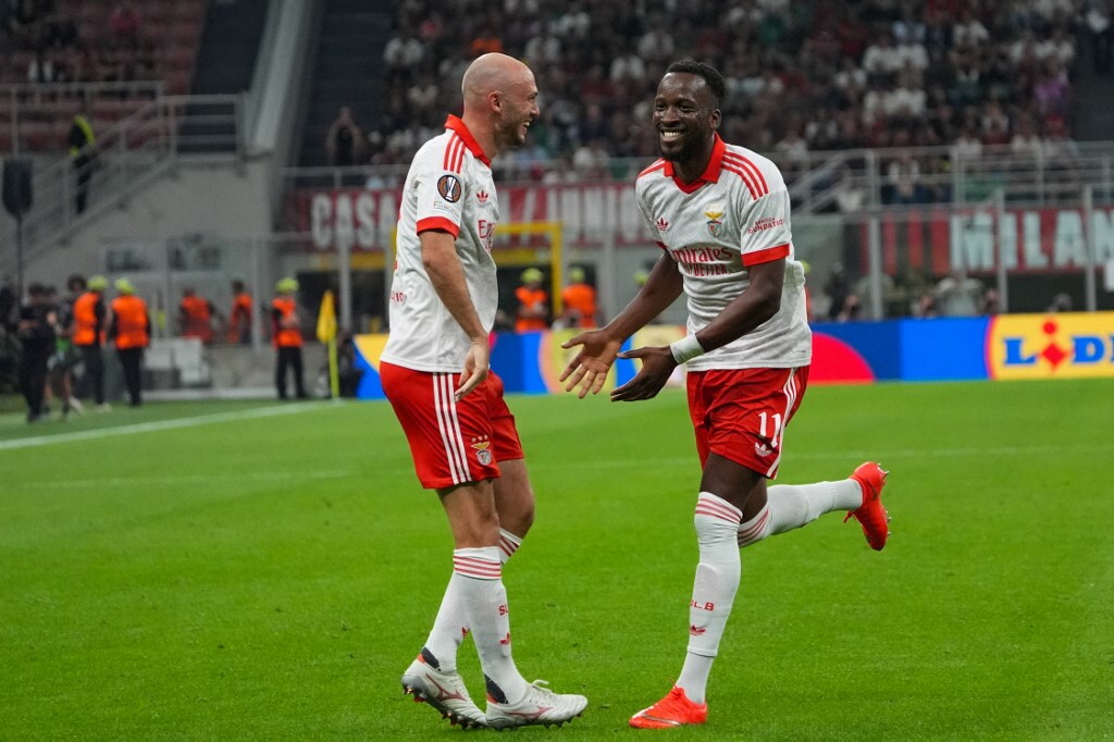Europa League, il Milan scivola in casa: il Benfica vince con merito 2-0