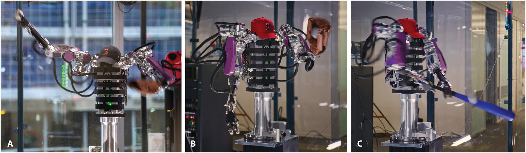 Il robot che gioca a baseball (quasi) come un essere umano