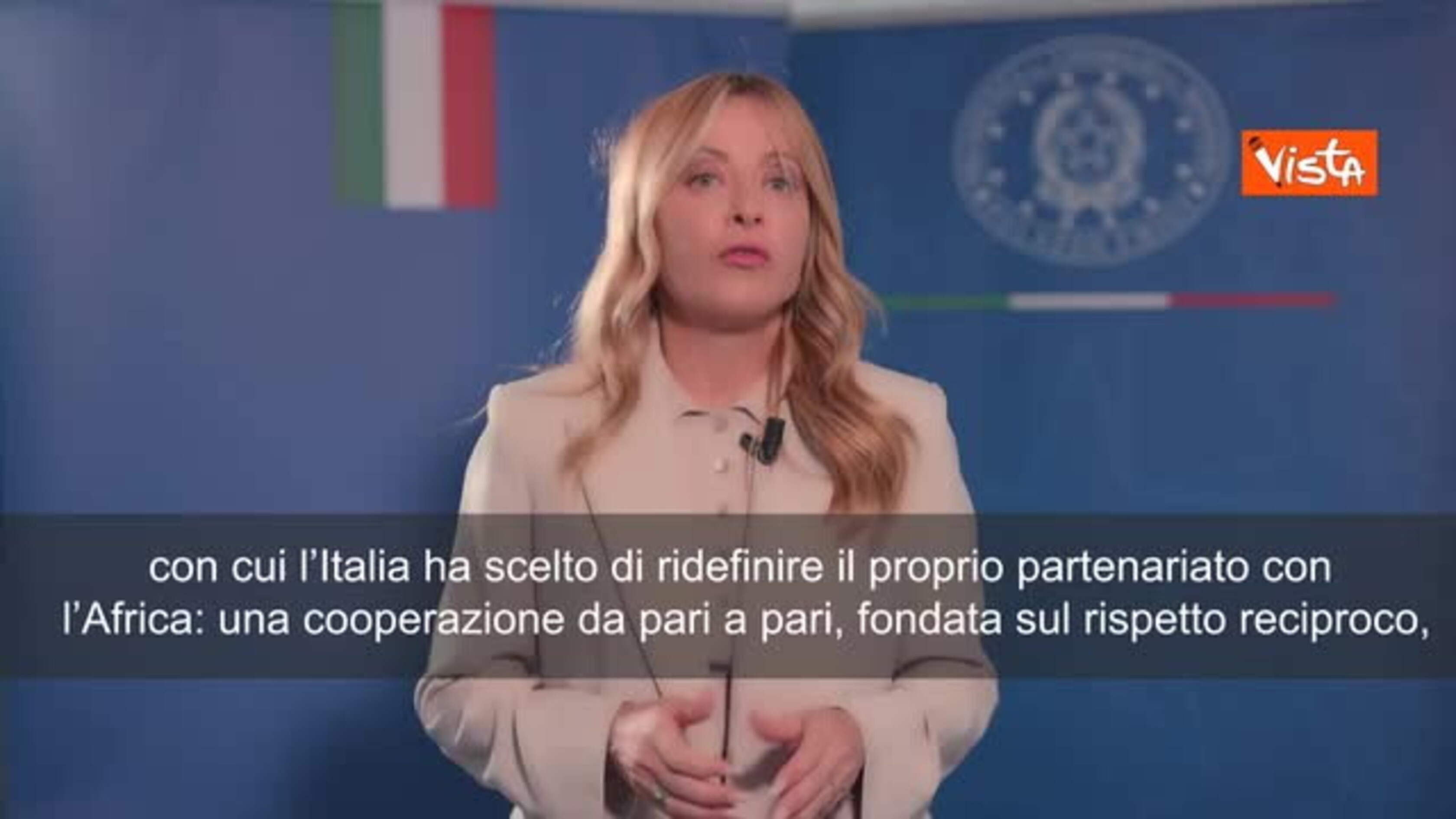 Meloni: Sviluppo Africa deve essere costruito insieme, investire nei giovani