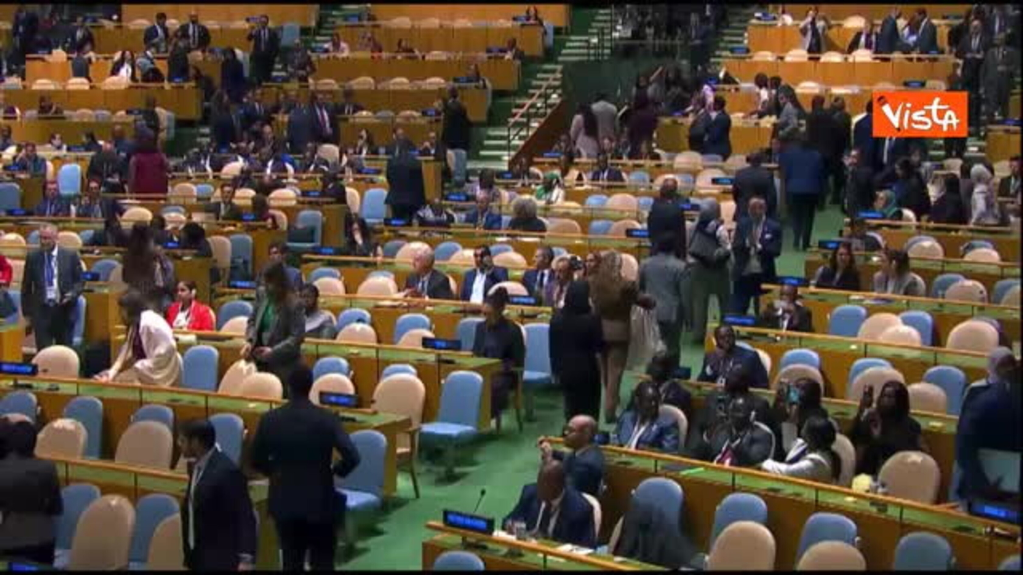Netanyahu all'Onu tra proteste e abbandoni, fermata Susan Sarandon