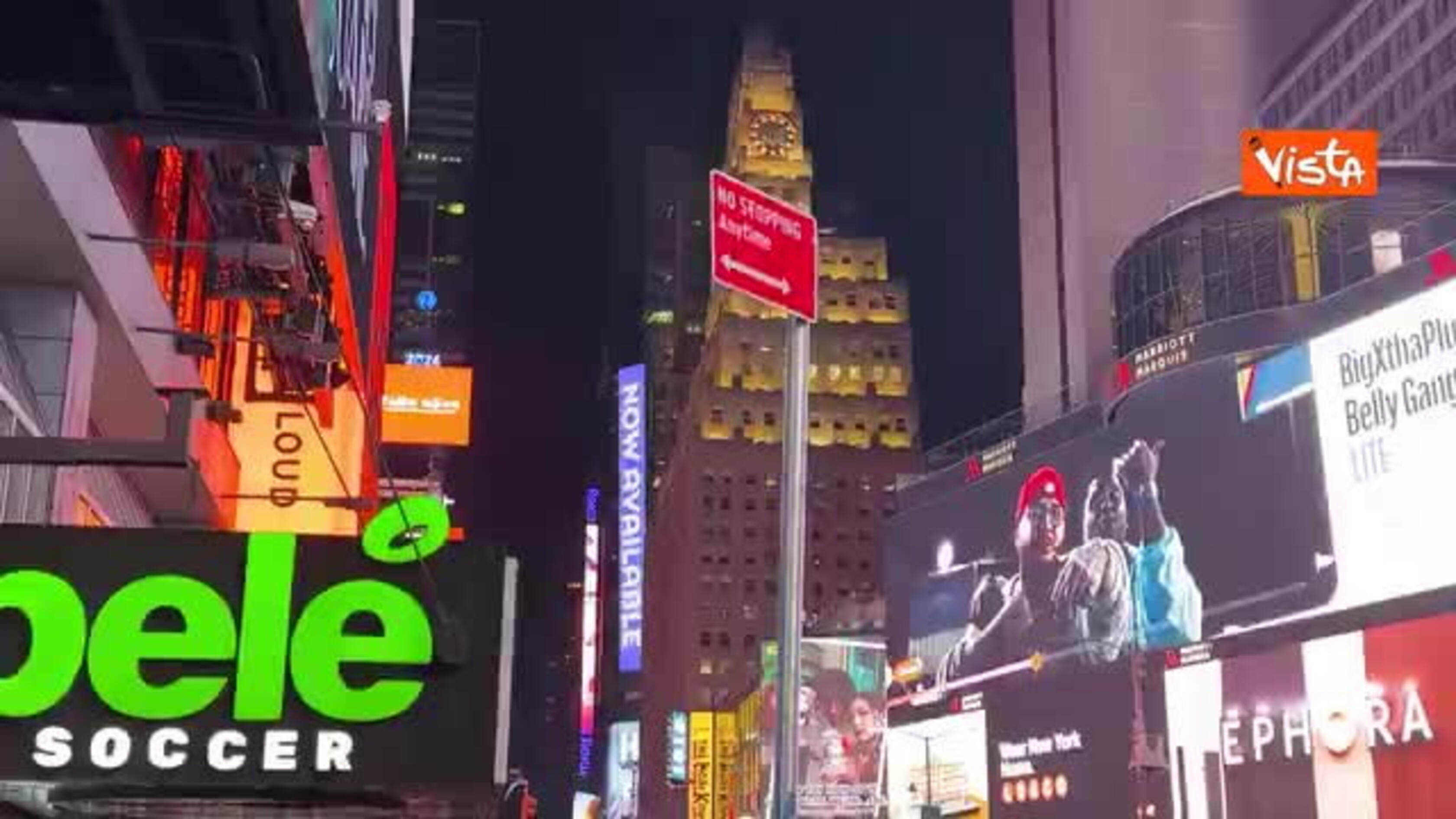 'Welcome Prime Minister Netanyahu', il messaggio sugli schermi a Times Square