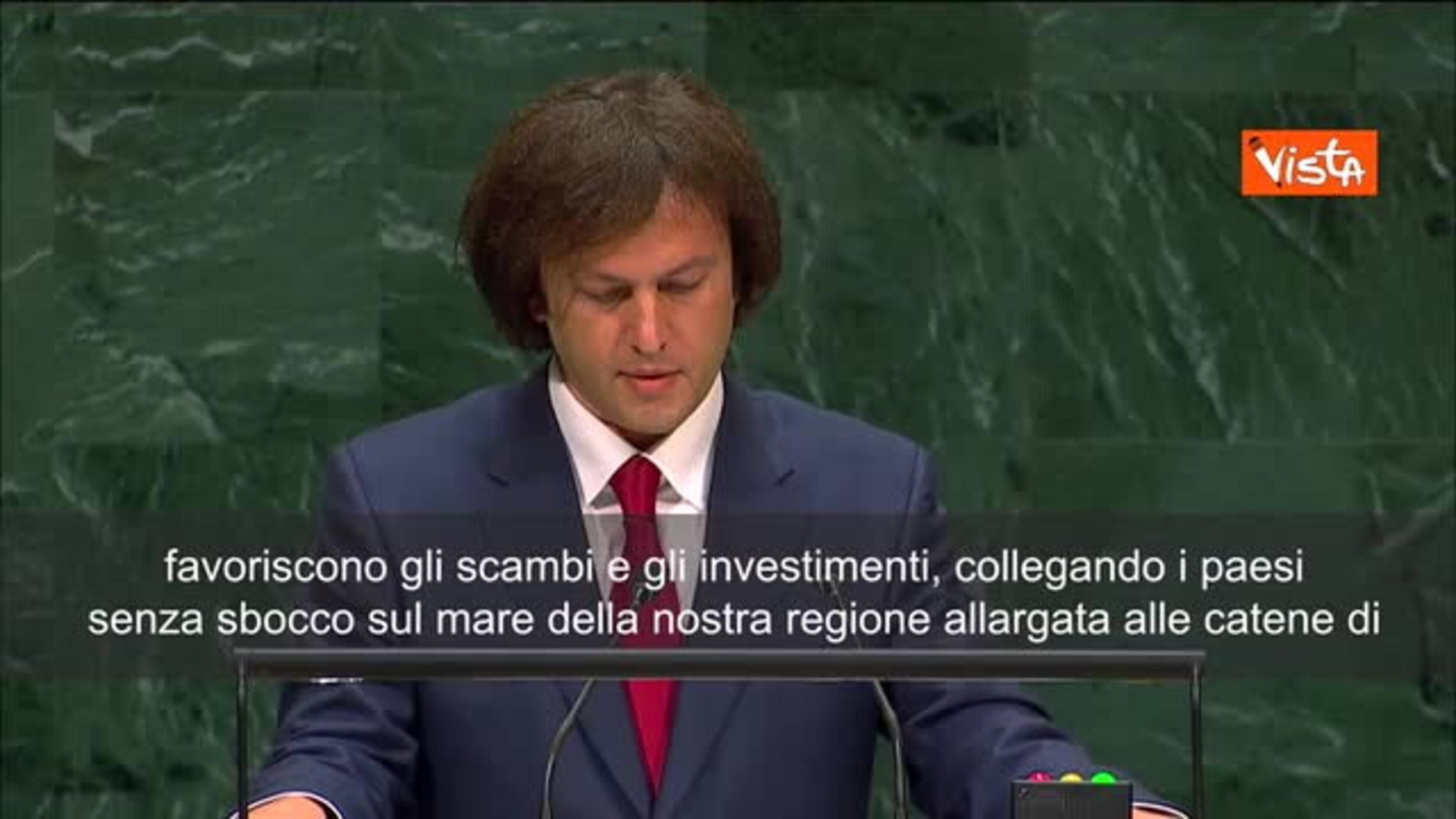 Kobakhidzhe (Georgia) all'Onu: Noi crocevia tra Europa e Asia, favoriamo scambi e investimenti