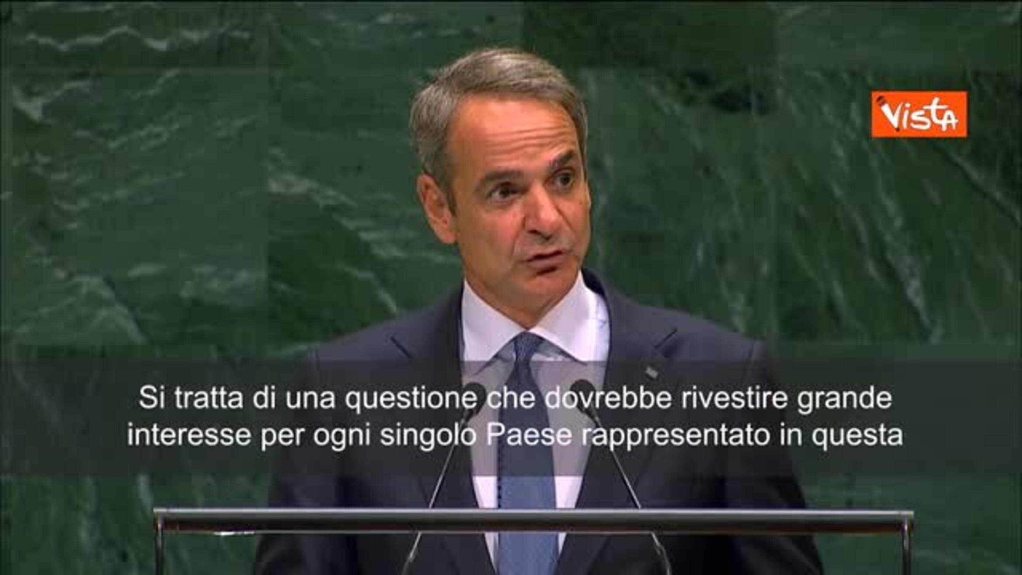 Mitsotakis (Grecia) all'Onu: Tutelare libertà di navigazione globale