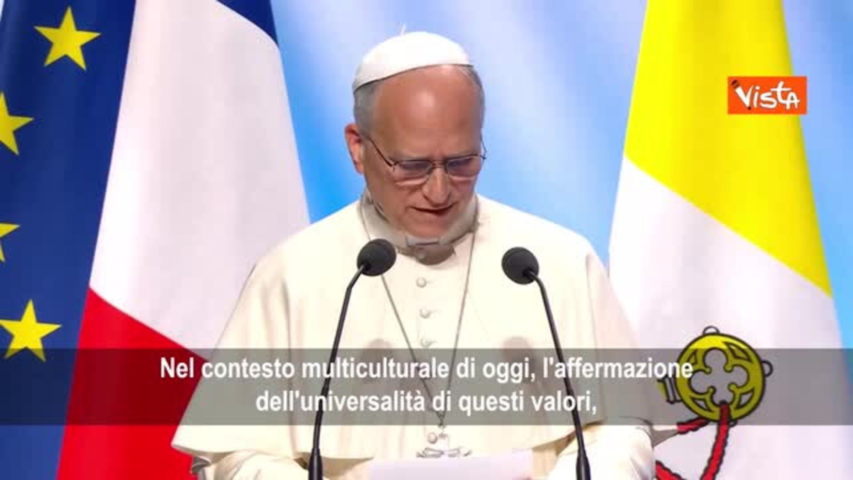Papa Leone a Metz: "Non c'è Europa senza cristianesimo, il riarmo è un'illusione"