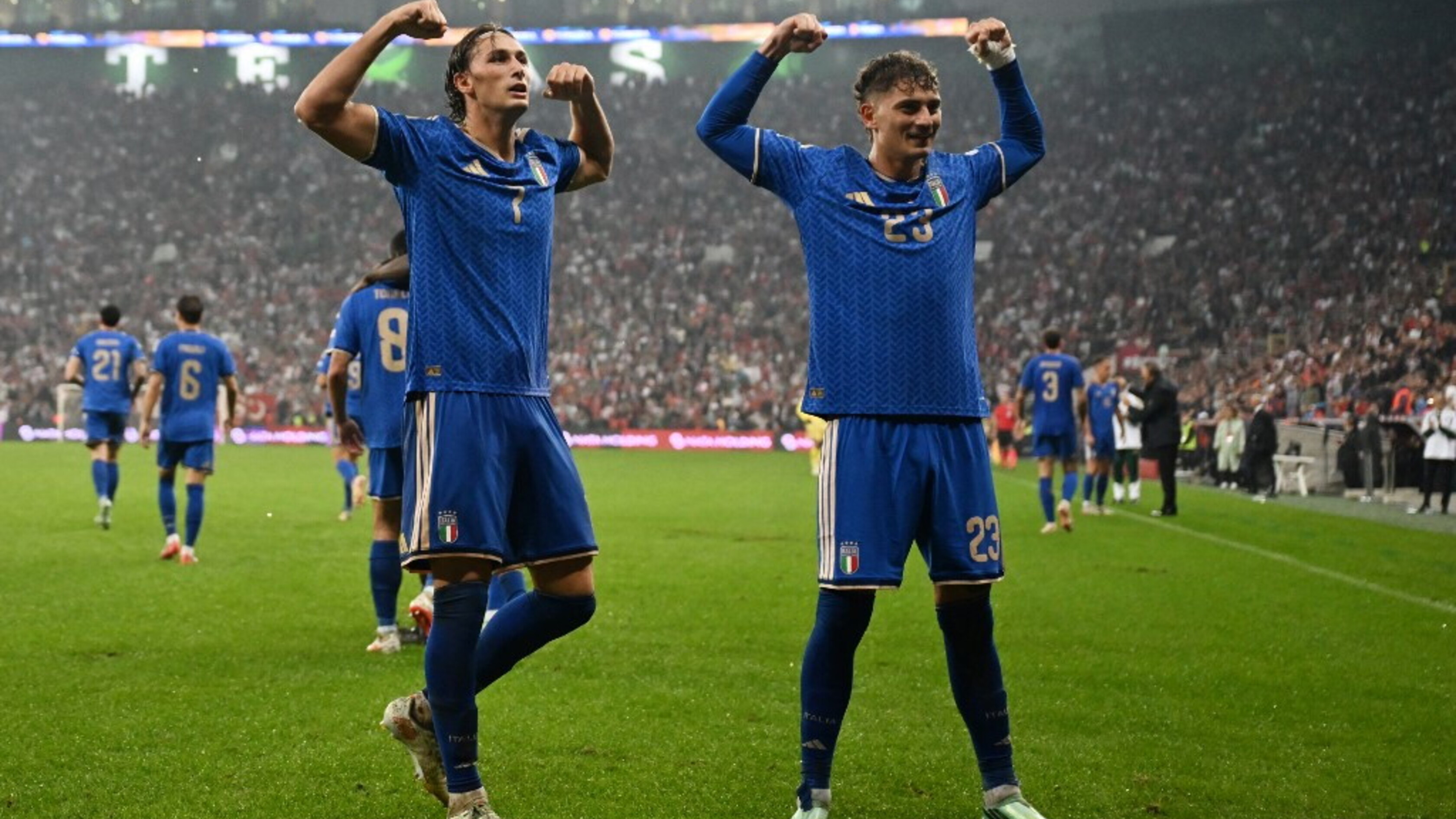 Nations League: Italia travolge la Turchia 4-1 a Bursa