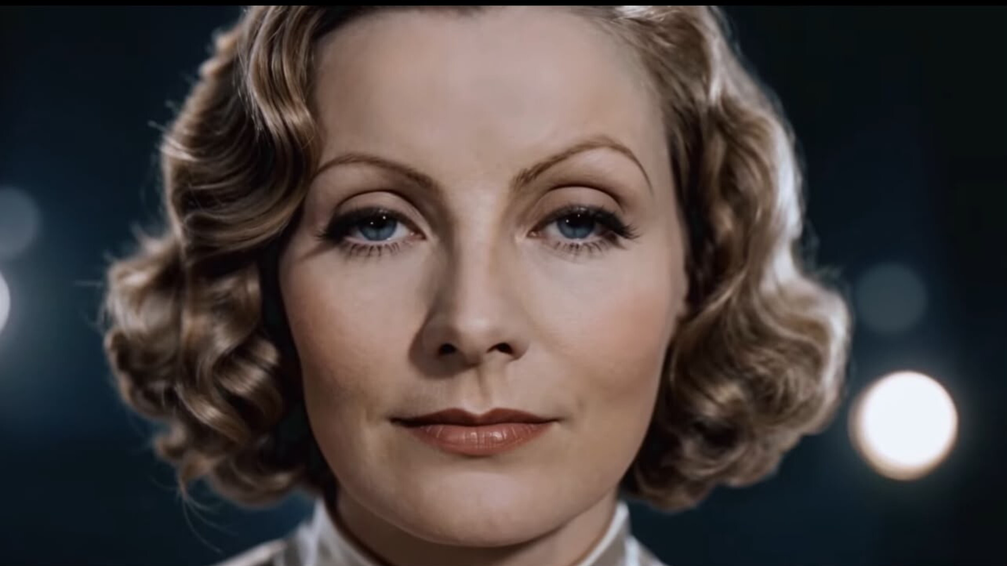Greta Garbo torna con l'IA: il suo volto in uno spot sui cuscinetti a sfera