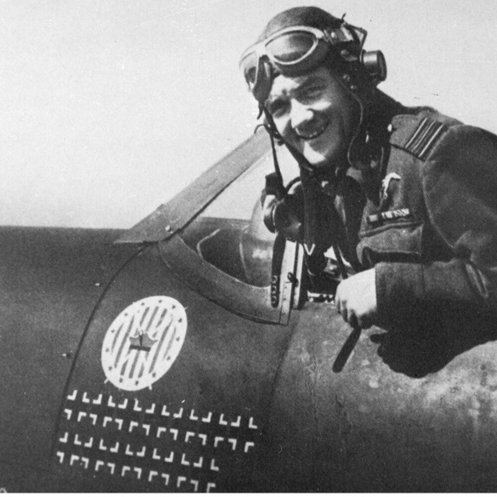 The lucky Donald Duck, flying ace in war and mercenary in Africa