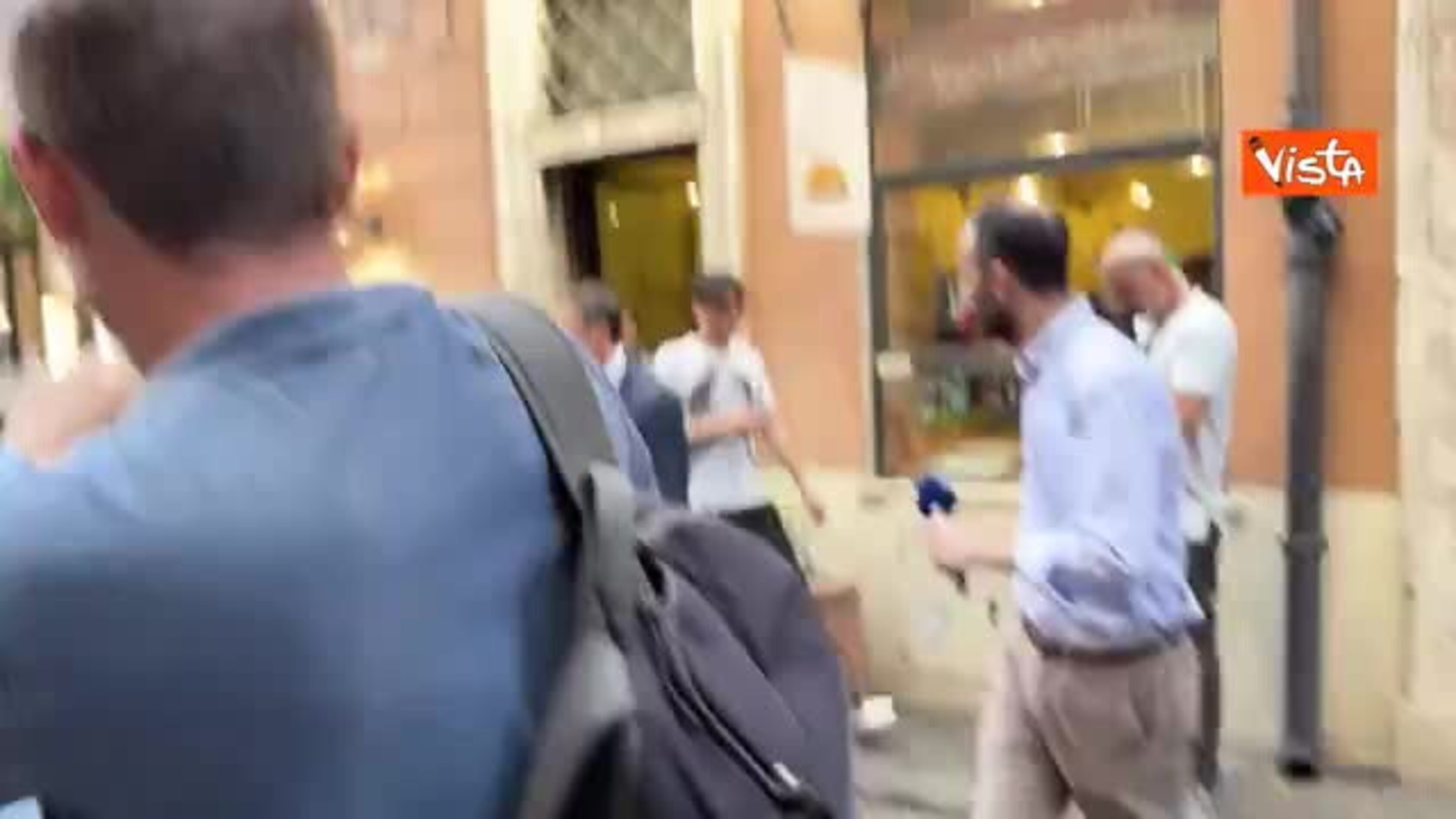 Schlein arriva alla sede del Partito Democratico al Nazareno