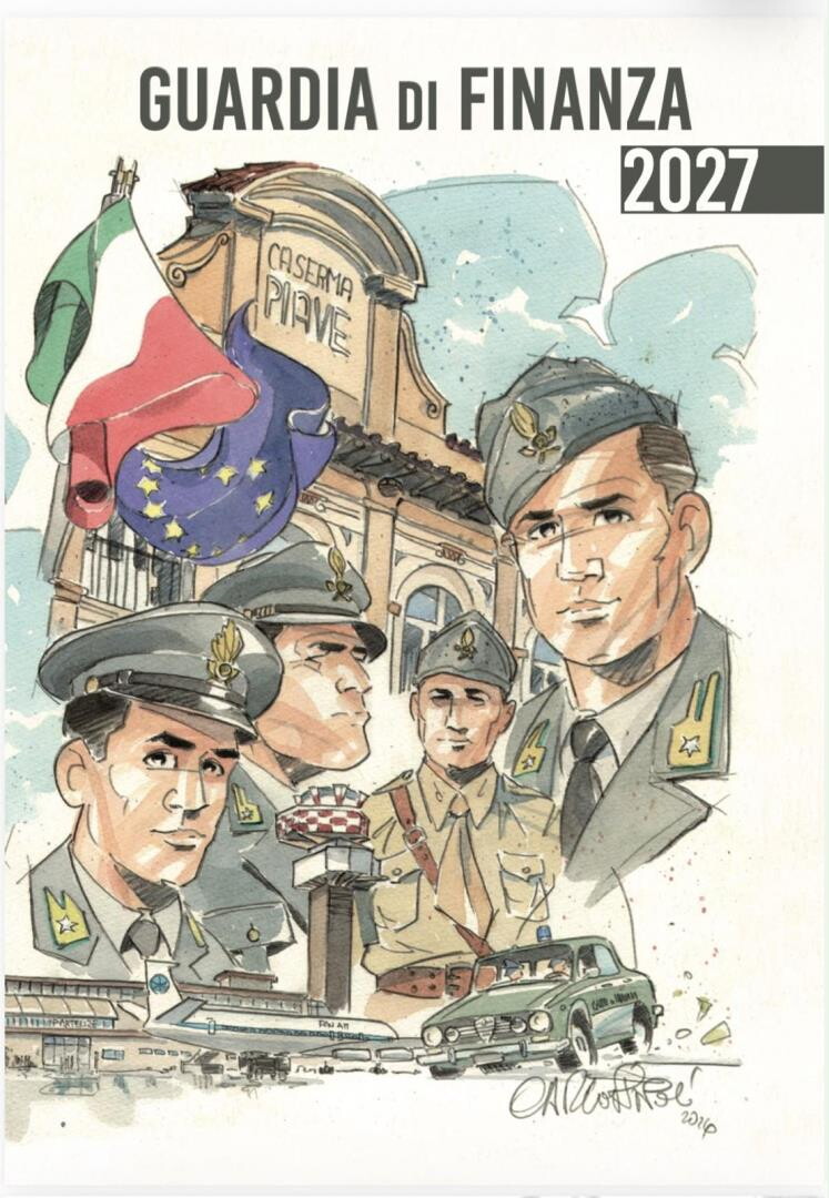 Il Calendario della Guardia di Finanza 2027 è a fumetti: 12 tavole d'autore per raccontare...