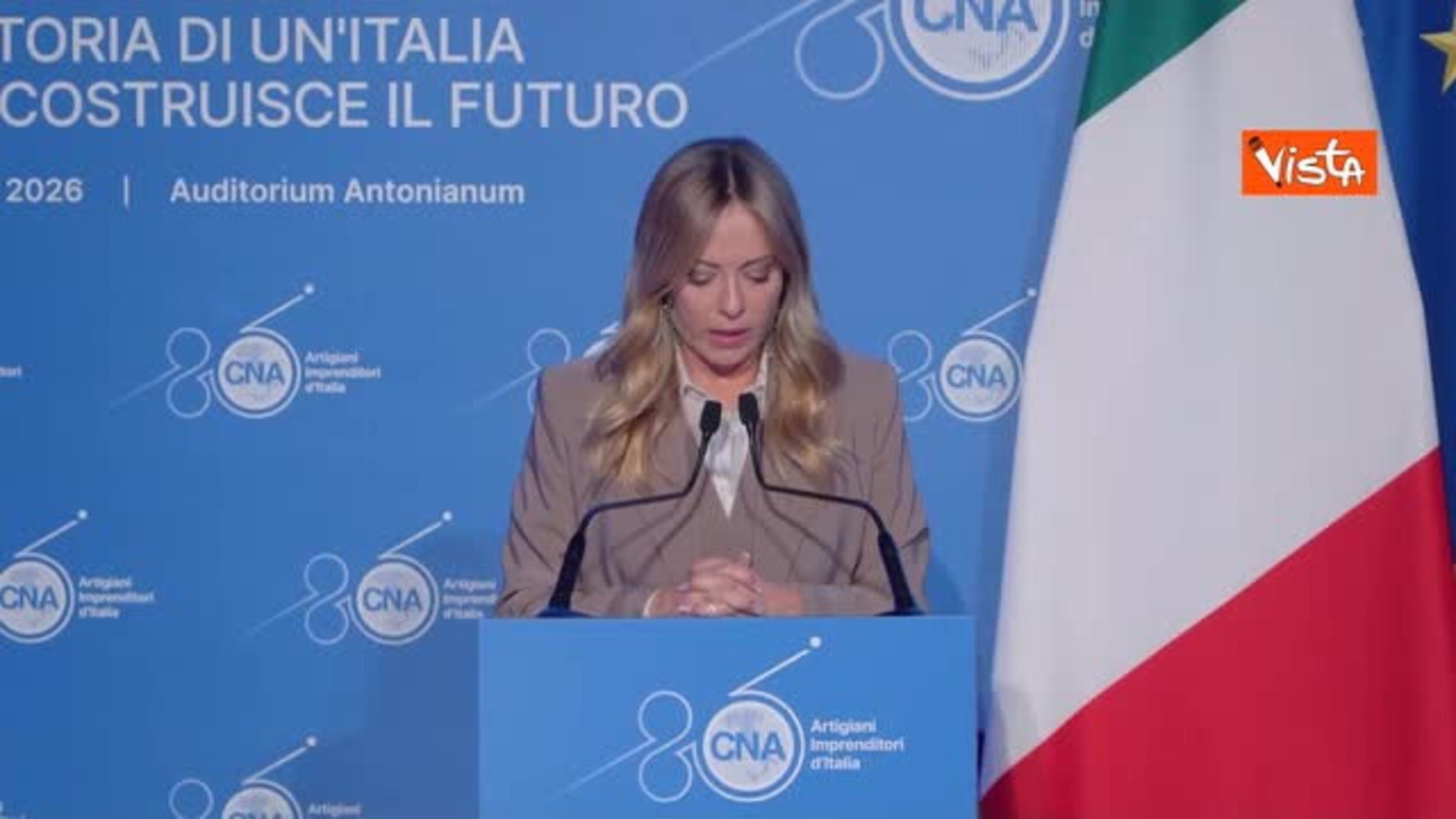 Meloni: Ue dovrebbe avere voce più solida in crisi internazionali