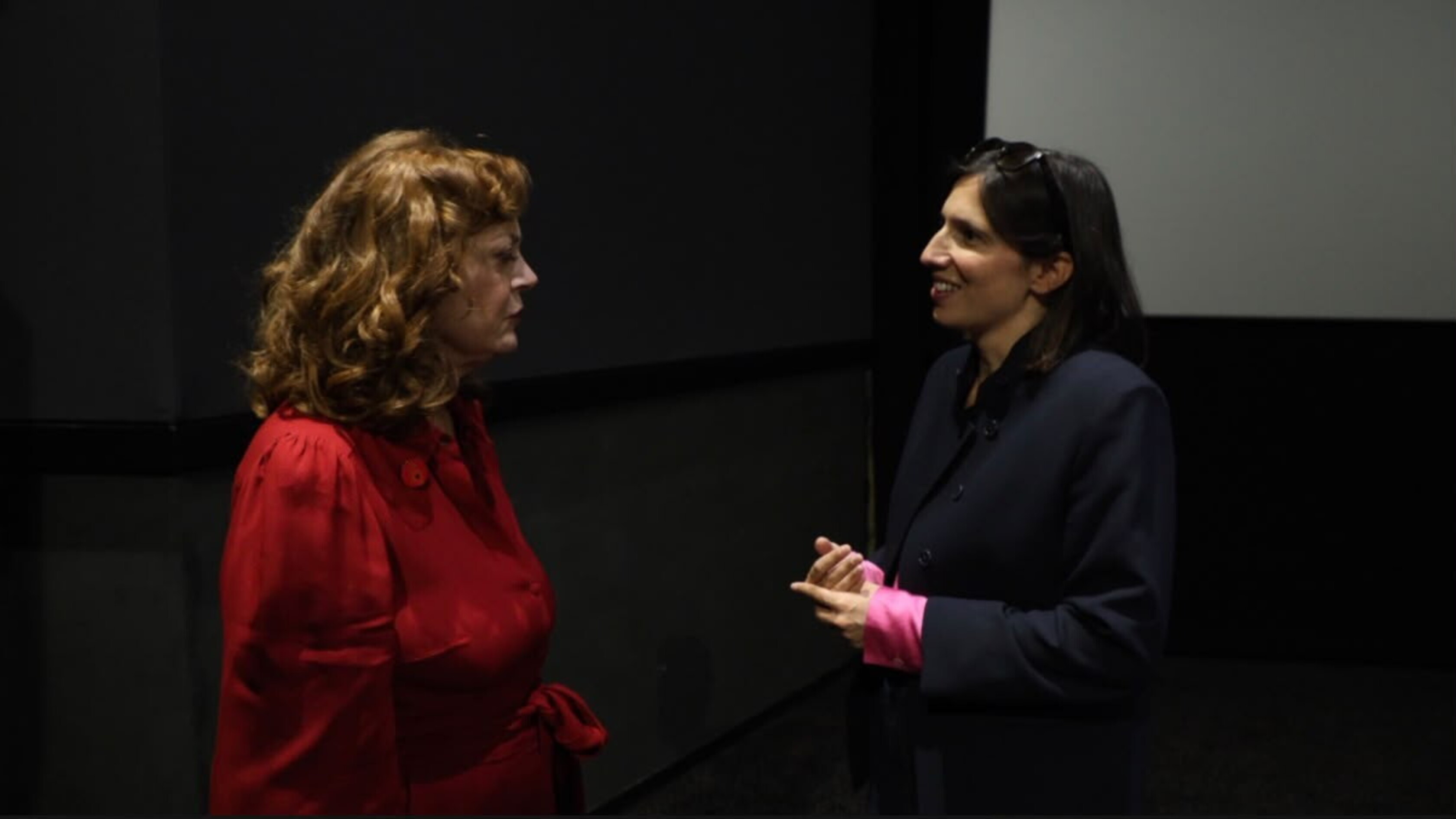 Schlein alla prima del film della Sarandon, colloquio sulla Palestina