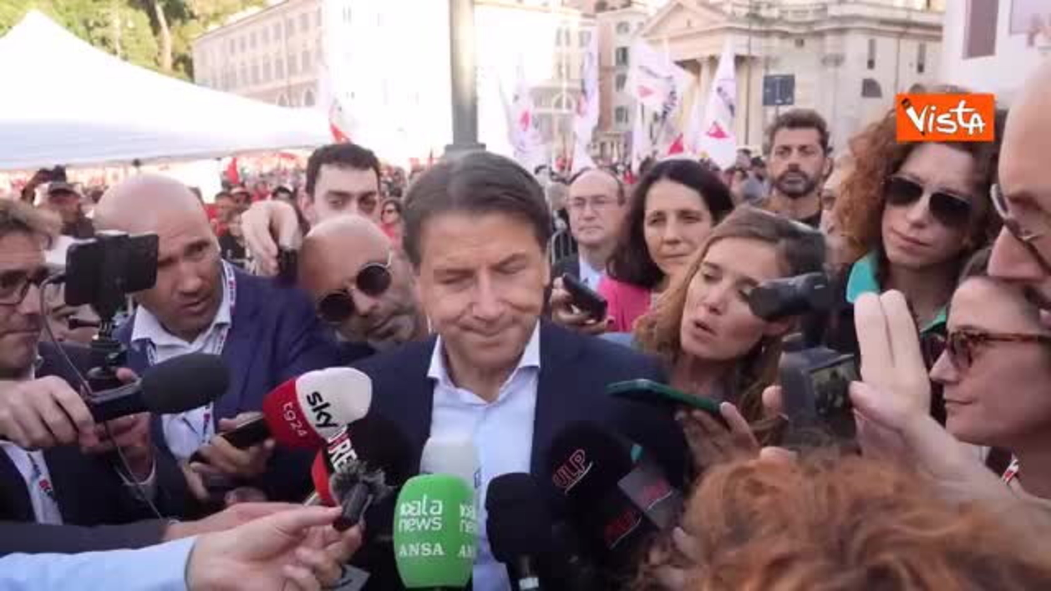 Conte: Non si può costruire alternativa da soli. Siamo più uniti di centrodestra