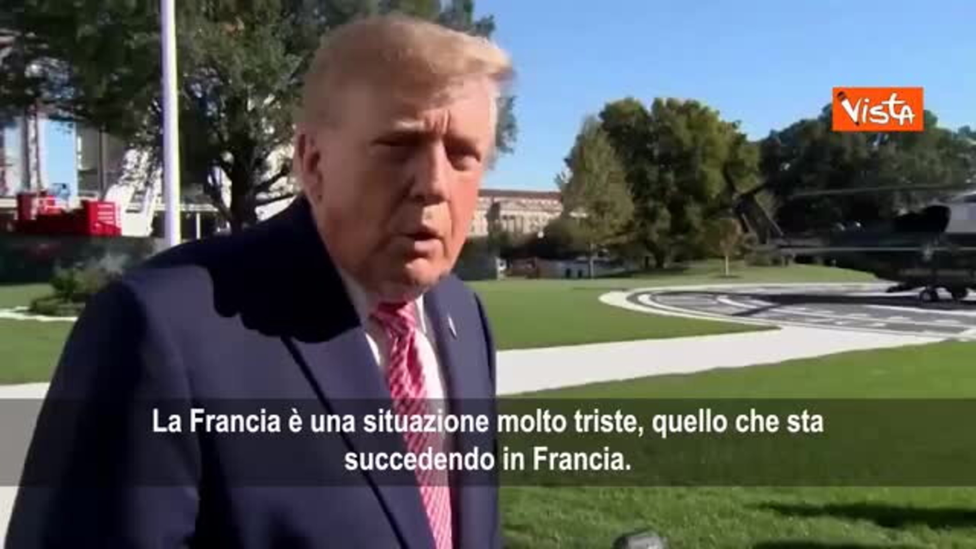 Trump: dietro gli scontri in Francia c'è l'immigrazione
