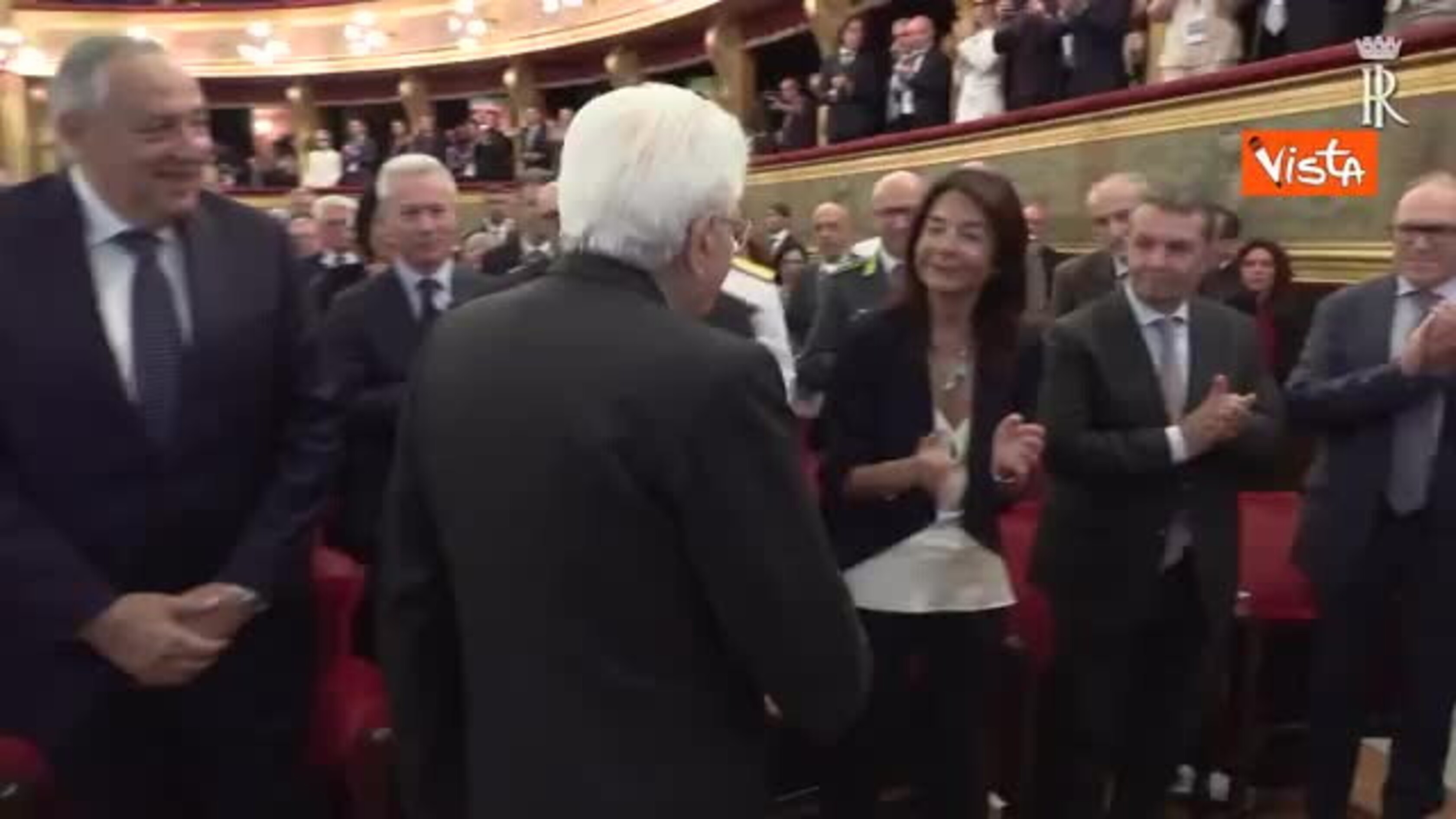 Lungo applauso per Mattarella al Congresso degli avvocati amministrativisti a Palermo