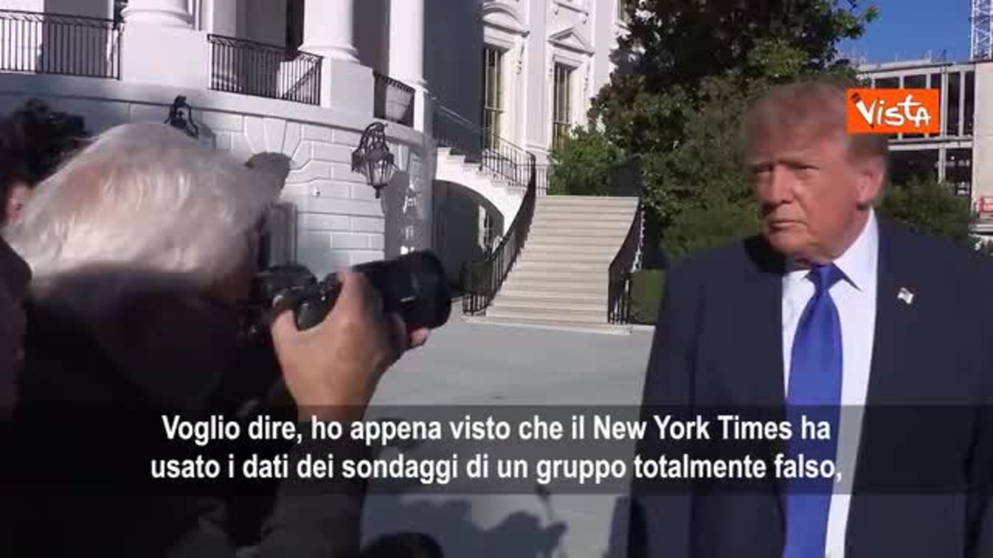Trump contro il New York Times: Usano dati di sondaggio falsi contro di me