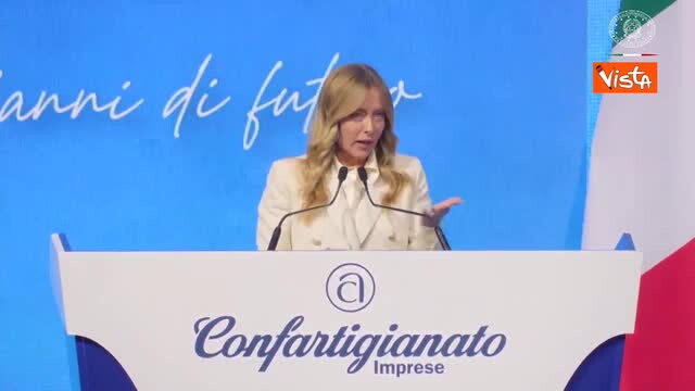 Meloni: Oggi in Consiglio dei ministri Decreto che riforma legge quadro su artigianato